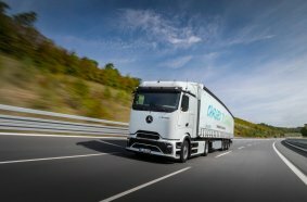 eActros 600 Sattelzugmaschine - zero-emission; CO2-neutral; electric; battery; e-mobility; e-truck; Weltpremiere; Mercedes-Benz