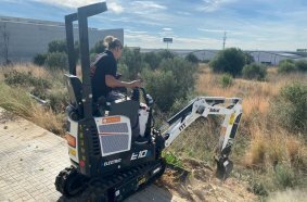 First Bobcat Electric Mini-Excavator in Spain for Rent