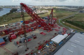 World’s strongest land-based crane completes fully electric operations testing