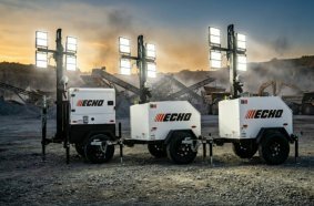 ECHO expands industrial power lineup with rental-ready light towers and 400 kVA generator