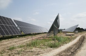Bobcat machinery plays a key role in the construction of one of Italy´s largest agro-photovoltaic plants