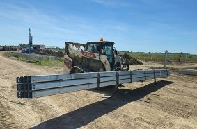 Bobcat machinery plays a key role in the construction of one of Italy´s largest agro-photovoltaic plants