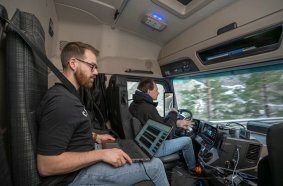 Winter Testing Mercedes-Benz GenH2 Truck in Switzerland