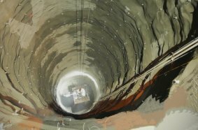 Remote Control Bobcat Excavator for Shaft Work in Sweden