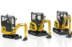 Komatsu presents three new electric mini excavators in live demo at bauma 2025