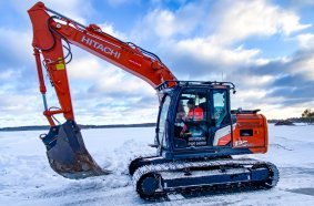 Hitachi excavator