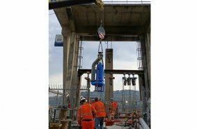 A GSZ pump comes in for work.