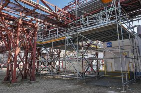 The modular structure of PERI UP facilitated quick assembly processes and real-time adjustments, thereby optimising the construction work.
