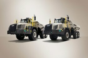 The Rokbak RA30 and RA40 articulated haulers.