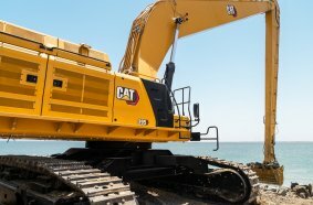 The Cat® 395 Long Reach Excavator (LRE) combines premium performance and simple-to-use technology.