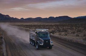 The Volvo VHD 300 dump