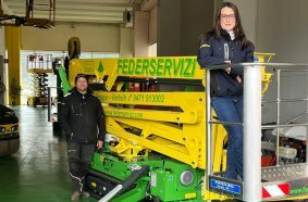 Federservizi strengthens its fleet with Palazzani: TZJ 180 and XTJ 32 Spider lifts delivered