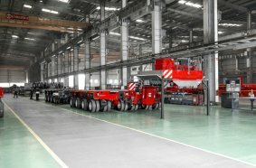 Inside the production facility in Bawal