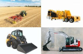 Product launches of February: part 2 (New Holland loaders, Takeuchi cultivators, Tigercat chippers, and more)