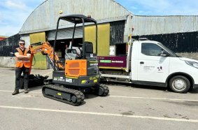 EMS Supplies First Develon Electric Excavators in Ireland