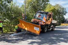 Precision is key on the course of the German Snow Plow Championship