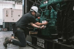 RK Power had 200 Volvo Penta-powered generators operating throughout Puerto Rico during Hurricane Maria