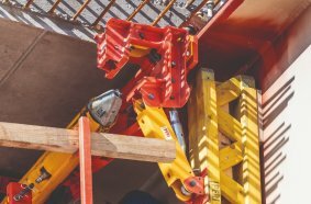 The composite track is quick and easy to operate and move. Obstructions are simply passed over.