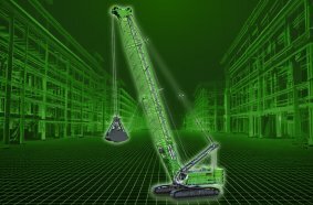 The new 220 ton SENNEBOGEN 6220 E duty cycle  crane is suitable for a wide range of applications thanks to its variability and will be presented to the public for the first time at bauma.