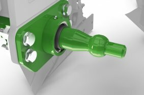 ProtectShaft cross shaft mounted in bearings with integrated balls