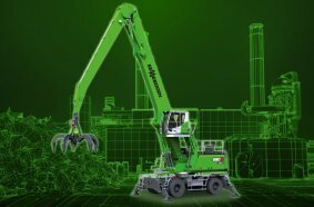 New material handler with hybrid system for demanding scrap recycling: The SENNEBOGEN 850 G Hybrid