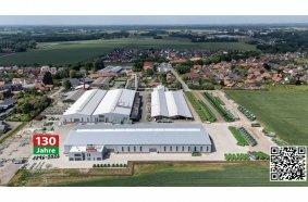 BERGMANN with a view of the new production hall.