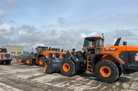 HeavyMovement Purchases Eight New Develon Wheel Loaders