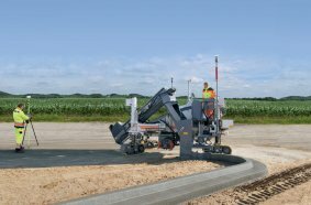 Stringless control with the 3D system celebrated its breakthrough during the construction of the ICE high-speed rail link between Frankfurt and Cologne in 1999.
