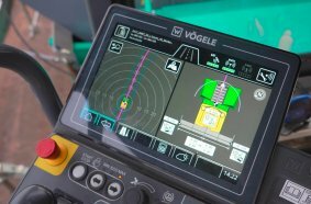 Simple operating, easy data handling: The automation solutions from Vögele are designed with maximum user-friendliness in mind.