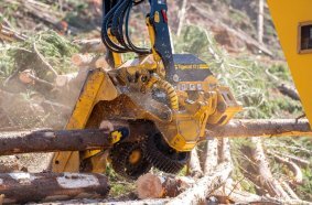 New Triangulated Harvesting Head