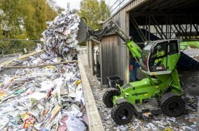 The viewing height of up to 4.10 m allows the operator optimal visibility in the loading process.