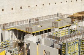 DokaXdek element in action at ARGE Quadrill, Linz – Austria.