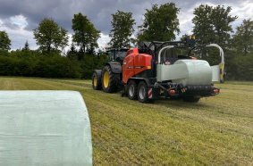 KUHN introduces fine-cut system on VBP 7100 baler-wrapper combinations