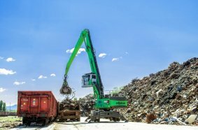New SENNEBOGEN 850 G optimizes scrap logistics in steel mill
