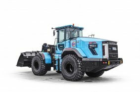 The new 20t class wheel loader SANY SW956E - fully electric. 