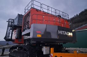 First electric Hitachi ultra-large excavator in south-east Europe modernises production and reduces emissions in Montenegro mine