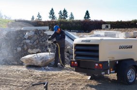 Doosan 7/45 portable compressor