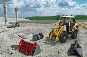 Liebherr extended the availability of its fully automatic quick coupling system LIKUFIX® for other wheel loader models.
