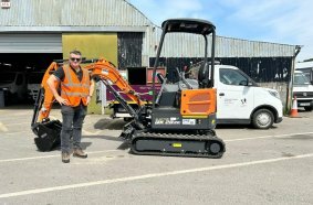 EMS Supplies First Develon Electric Excavators in Ireland