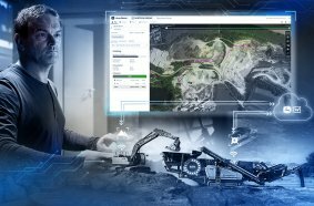 Project site digitalisation in materials processing with Kleemann and WPT Crushing.