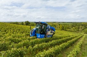 New Holland Braud compact grape harvesters