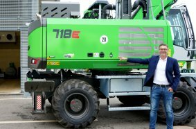 Dr Andreas Maurer initiated the switch to climate-friendly HVO at the location.