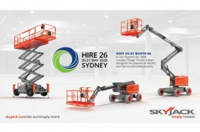 Skyjack Highlighting New Access Equipment at HIRE26 Convention in Sydney, Australia