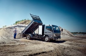FUSO Next Generation eCanter with 3-Way-Tipper