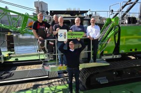 Celebrating the handover of