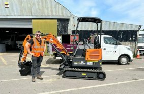EMS Supplies First Develon Electric Excavators in Ireland