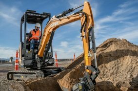 CASE CX25EV Electric Mini Excavator
