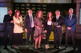 Technical Mention Awarded to KOBELCO Construction Machinery Europe in the Hydraulic Excavators category for SK165SRLC