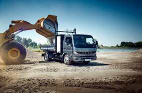 FUSO Next Generation eCanter with 3-Way-Tipper