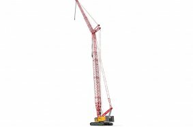 The SANY SCC2000A-EV crawler crane